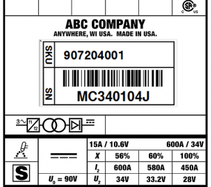 Bringing Design to Rating Plate Labels